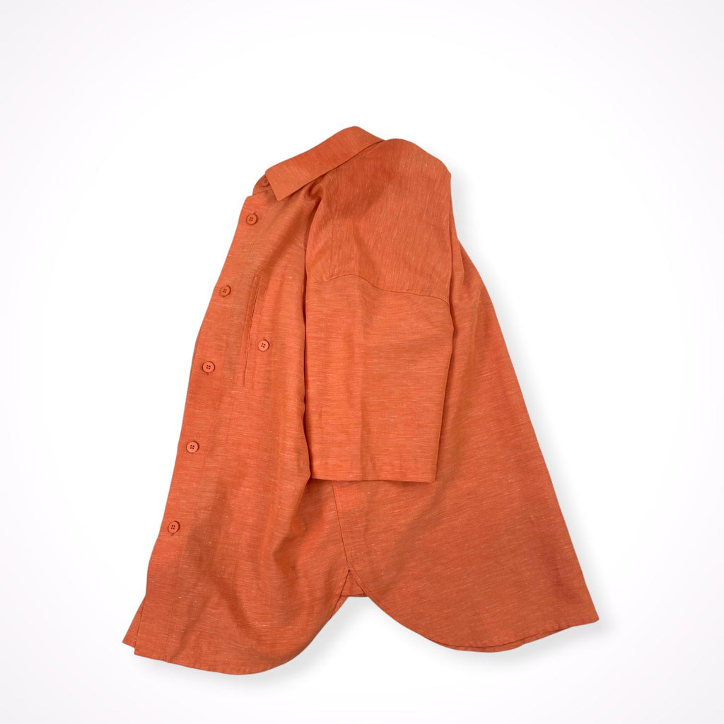 IM MEN ISSEY MIYAKE / KASURIシャツ リネンMIX 参考定価：36,000程度 SIZE:3