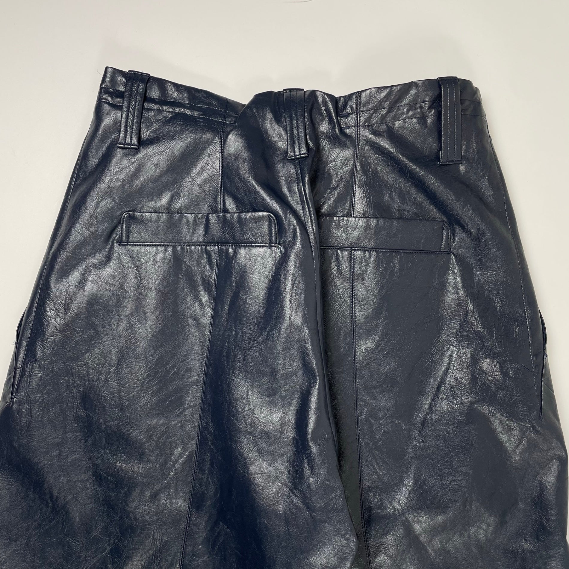 YOHEI OHNO ヨウヘイ オオノ / Faux Leather Biker Trousers 参考定価：58,000+tax SIZE:38