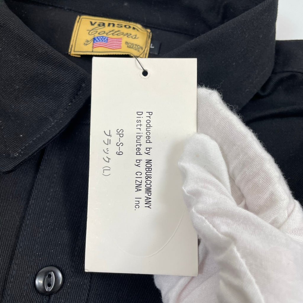 vanson / スカルミリタリーシャツ 未使用品 SIZE:L