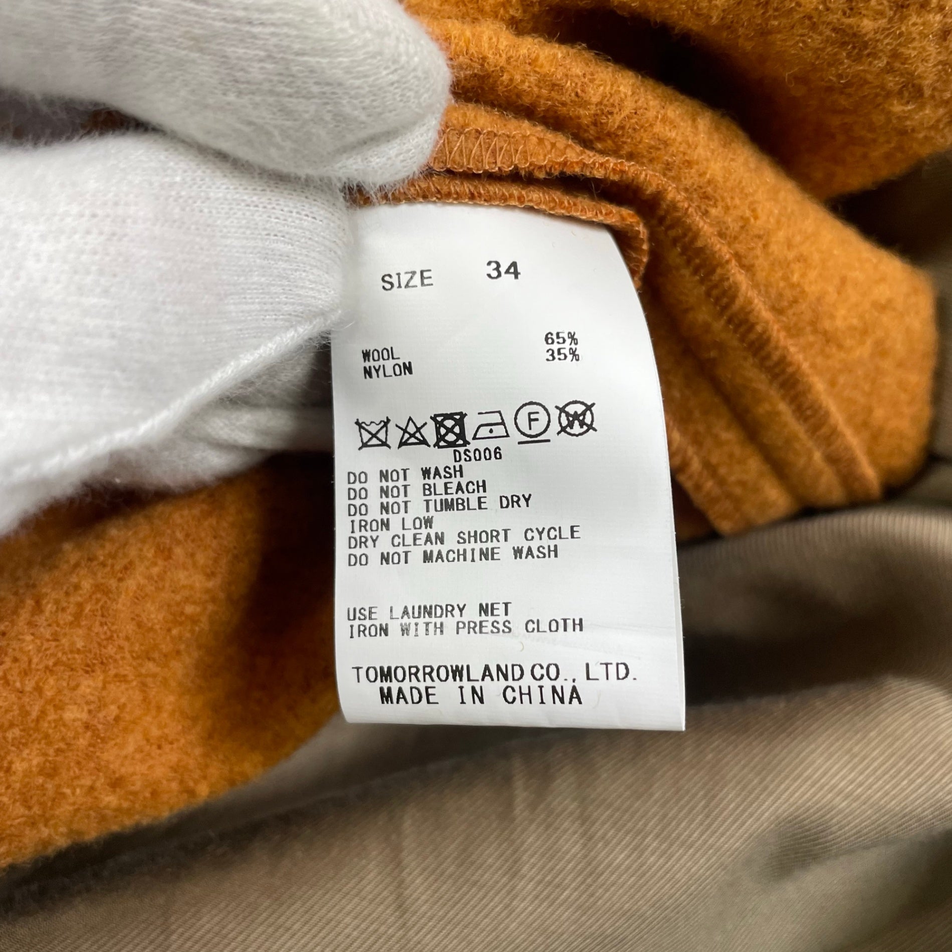 MACPHEE マカフィー / コットンギャバジントレンチコート 未使用品 参考定価：63,000+tax SIZE:34