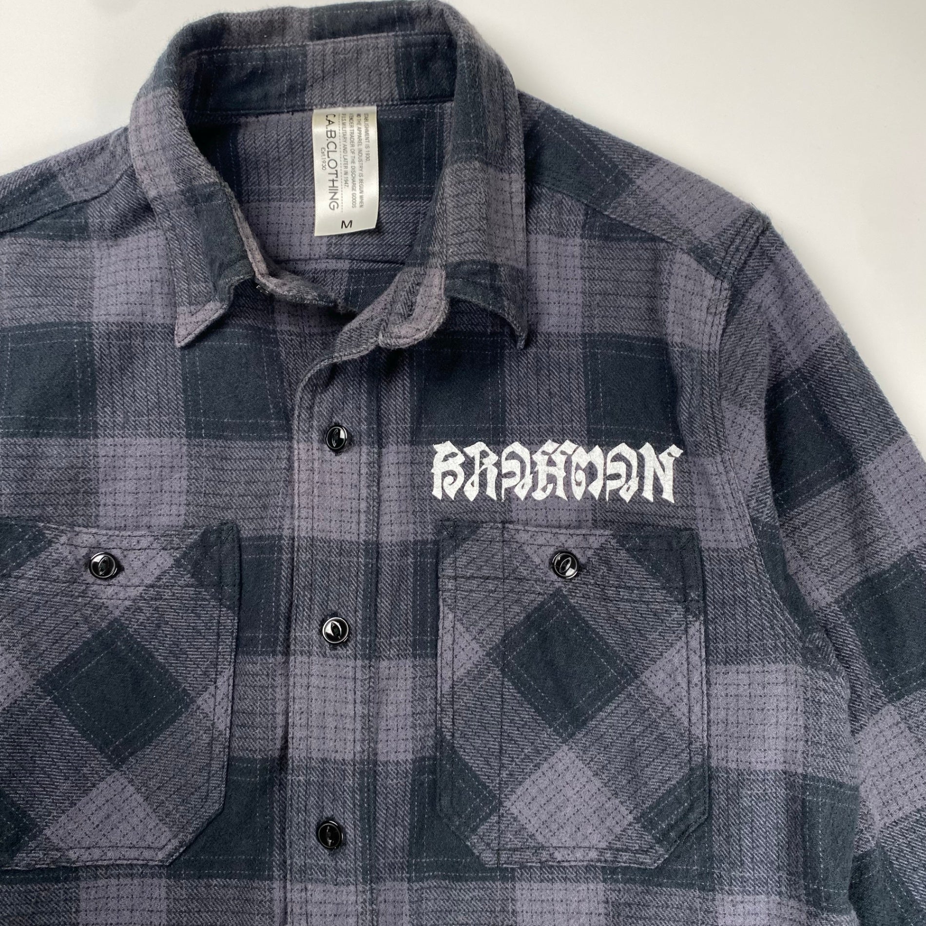 BRAHMAN ブラフマン C.A.B CLOTHING / ネルシャツ アナーキー バンド SIZE：M