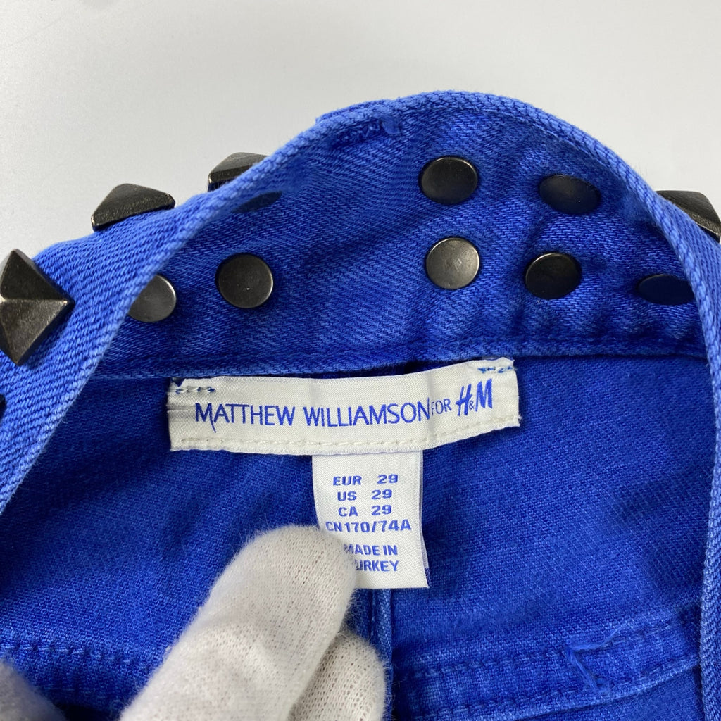 MATTHEW WILLIAMSON FOR H&M / コラボ スタッズ デニムパンツ SIZE：W29