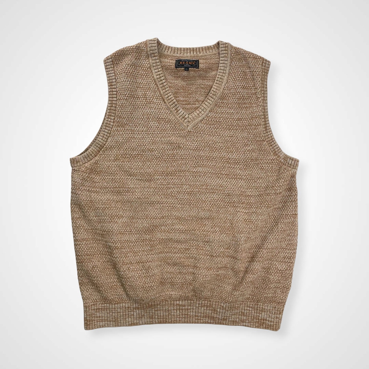 BEAMS PLUS 五泉ニット ビームスプラス / Mesh Vest ニットベスト 25SS 参考定価：25,000+tax SIZE：XL