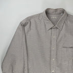 Steven Alan スティーブンアラン / OXFORD TATTERSALL REGULAR COLLAR SHIRT-NERD 参考定価：16,000+tax SIZE：L