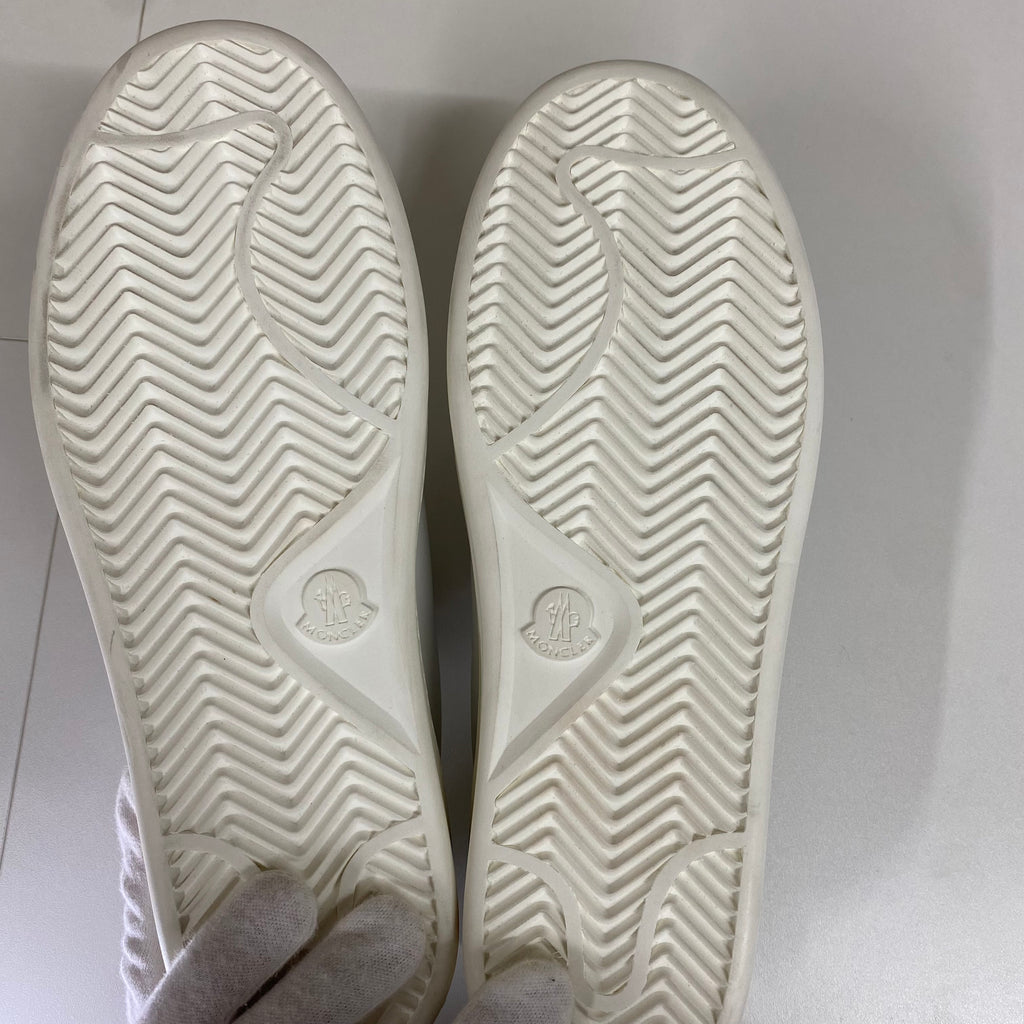 【試着程度、箱・布袋付】MONCLER モンクレール fragment design ベルクロ レザー スニーカー 藤原ヒロシ