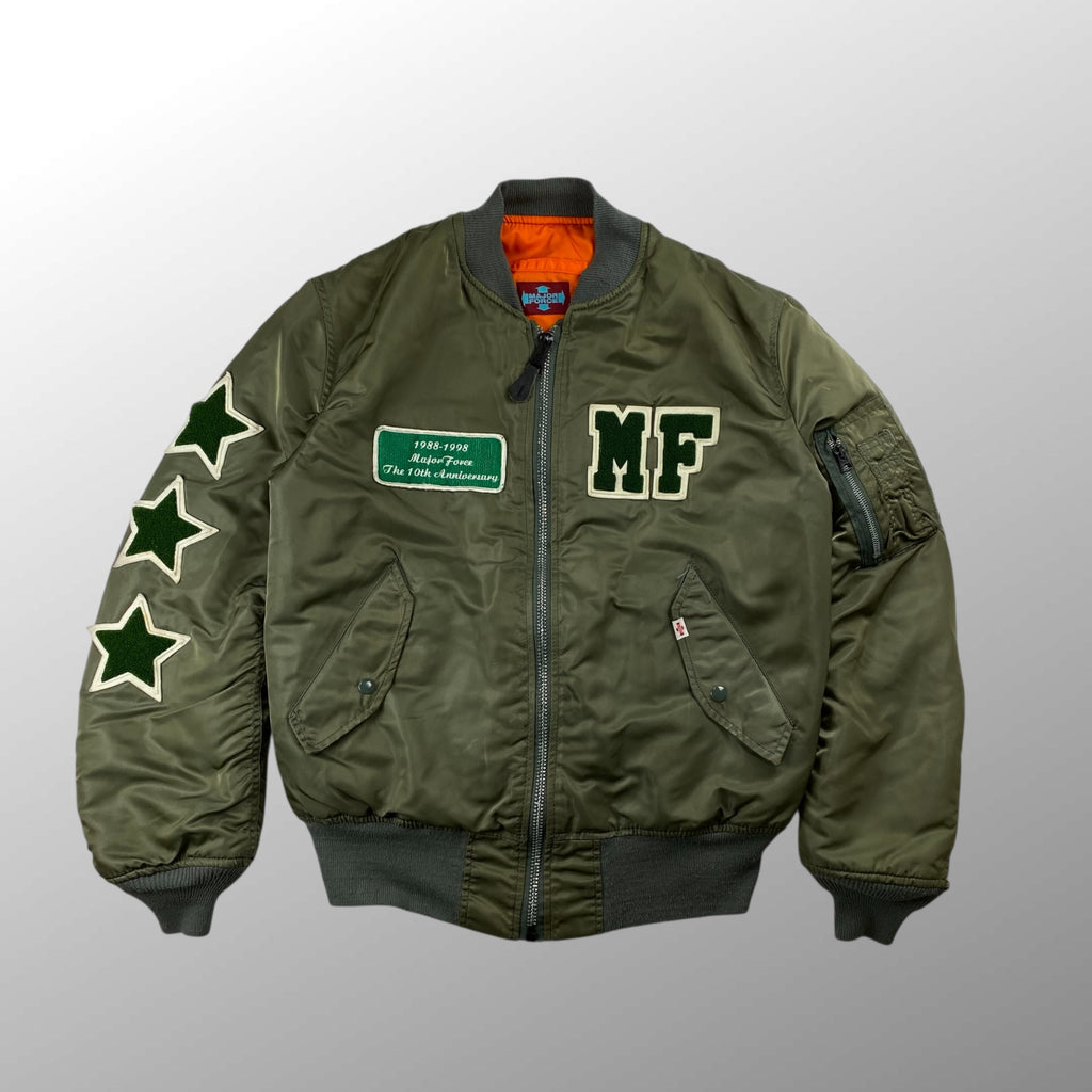 藤原ヒロシ MAJOR FORCE メジャーフォース / 10th Anniversary MA-1 ジャケット SIZE:medium-tall