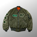 藤原ヒロシ MAJOR FORCE メジャーフォース / 10th Anniversary MA-1 ジャケット SIZE:medium-tall