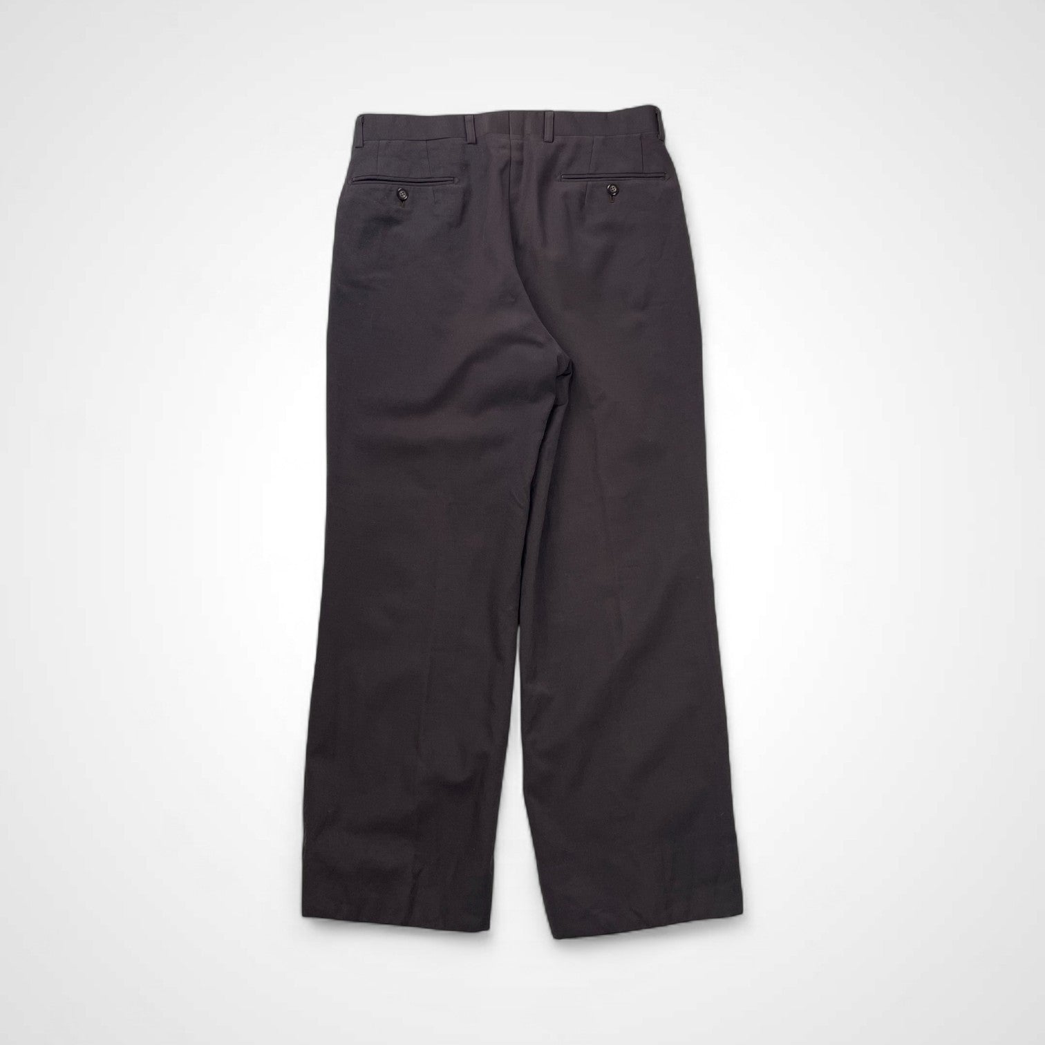 LANVIN PARIS ランバン パリ / ヴィンテージ2タックスラックス ウール100％ SIZE:W81cm