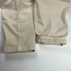 【BEAMS100名品】BEAMS PLUS ビームスプラス / 2プリーツ チノ トラウザーズ ライトベージュ SIZE：XL