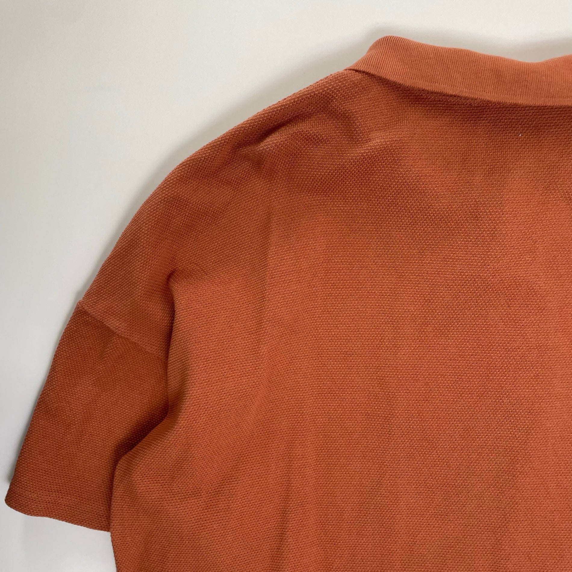 A.P.C. アーペーセー / 鹿の子ロゴ刺繍ポロシャツ 参考定価：30,000程度 SIZE：L