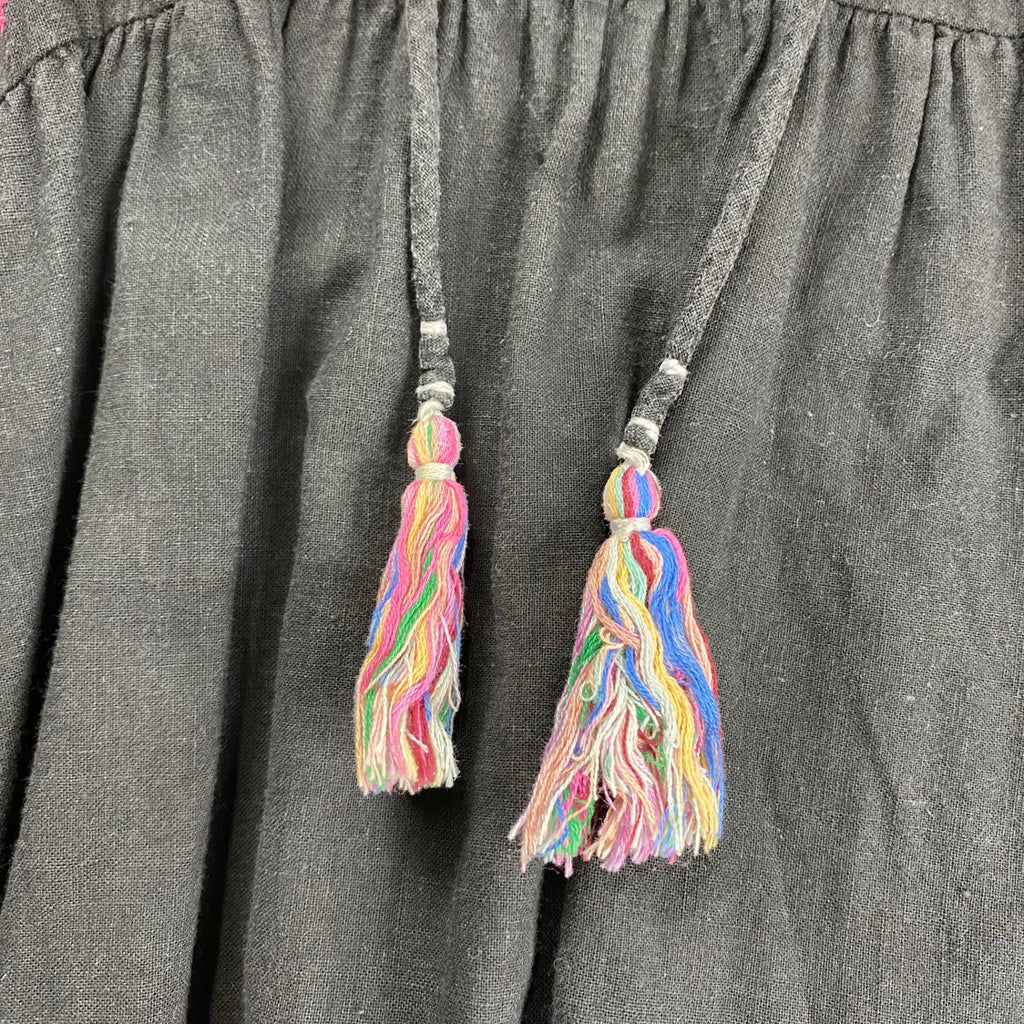 7-80s FRENCH VINTAGE フレンチヴィンテージ / ヴィンテージ フォークロアワンピース ボヘミアンスタイル SIZE:S