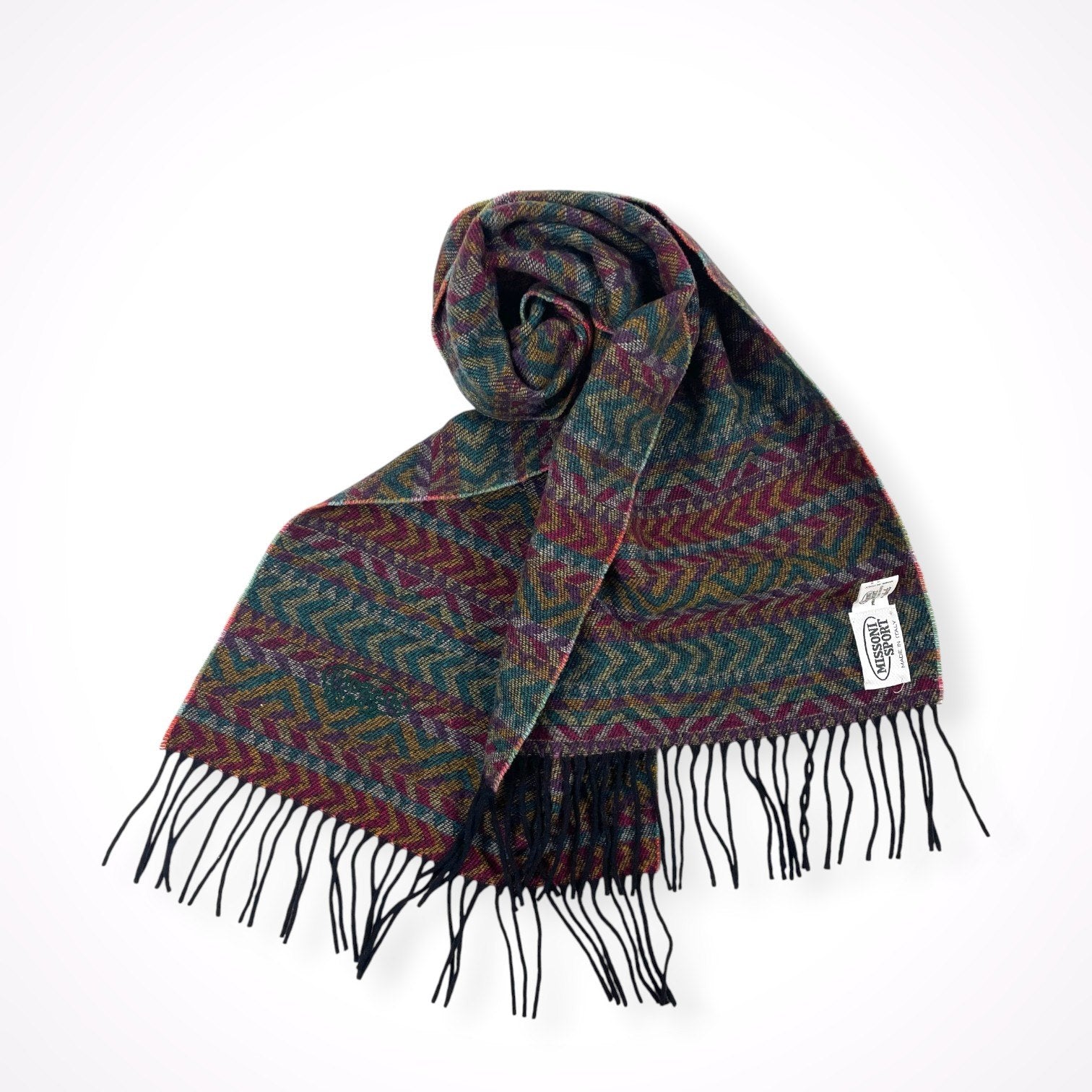 MISSONI SPORT / ウールカシミヤマフラー 参考定価：45,000程度