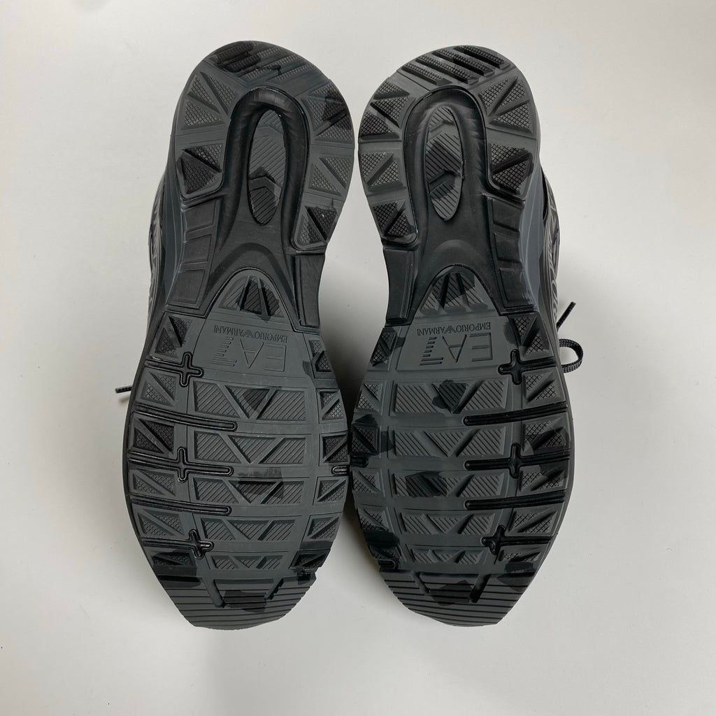 EMPORIO ARMANI エンポリオ アルマーニ / ローカットスニーカー ロゴ 厚底 ネイビー×ブラック 参考定価：45,000程度 SIZE:26cm程度