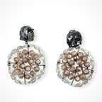 GIORGIO ARMANI / ビジューネックレス・イヤリングセット 参考定価：220,000程度