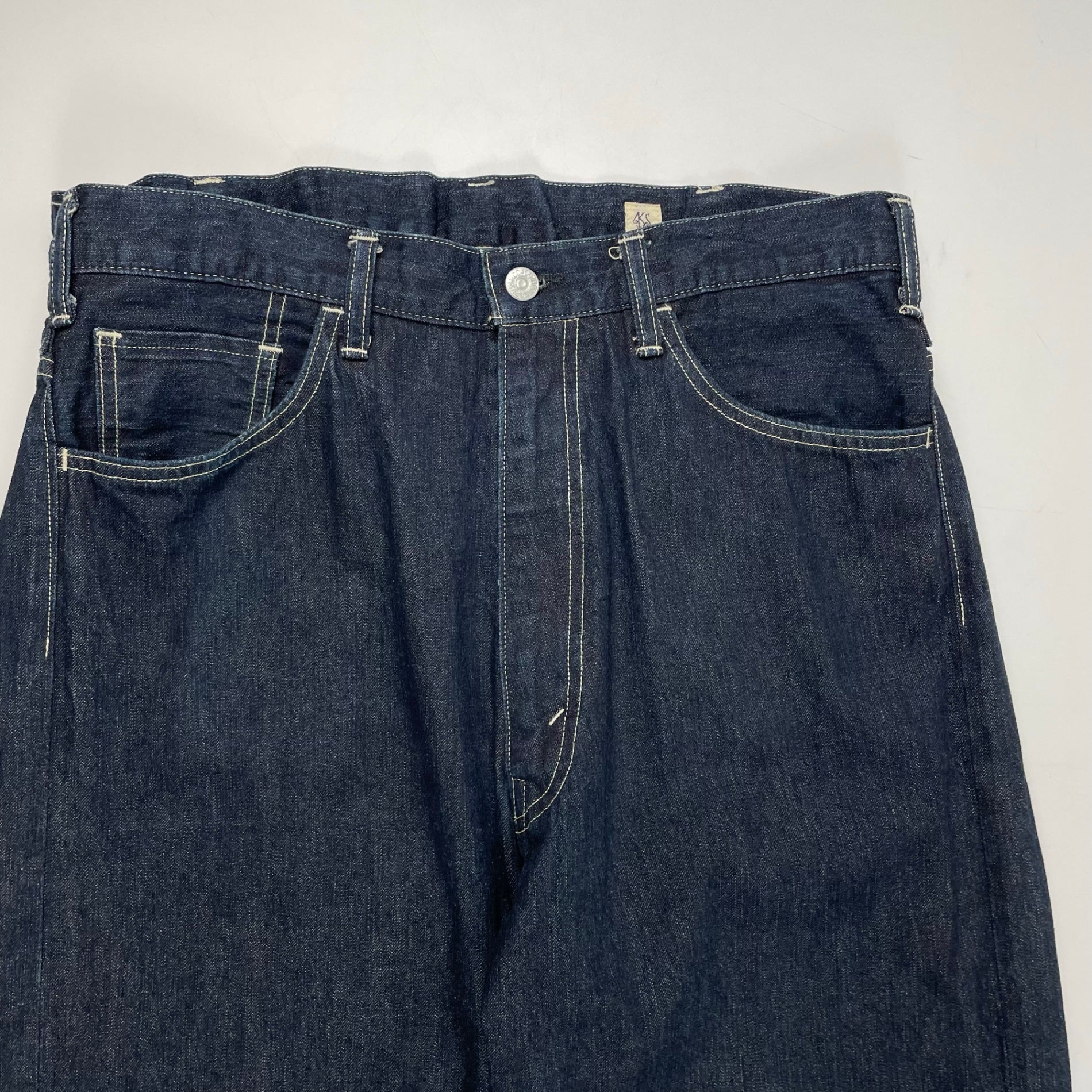 KAPTAIN SUNSHINE / ワイドデニムトラウザー シンチバック 参考定価：26,000+tax SIZE:36