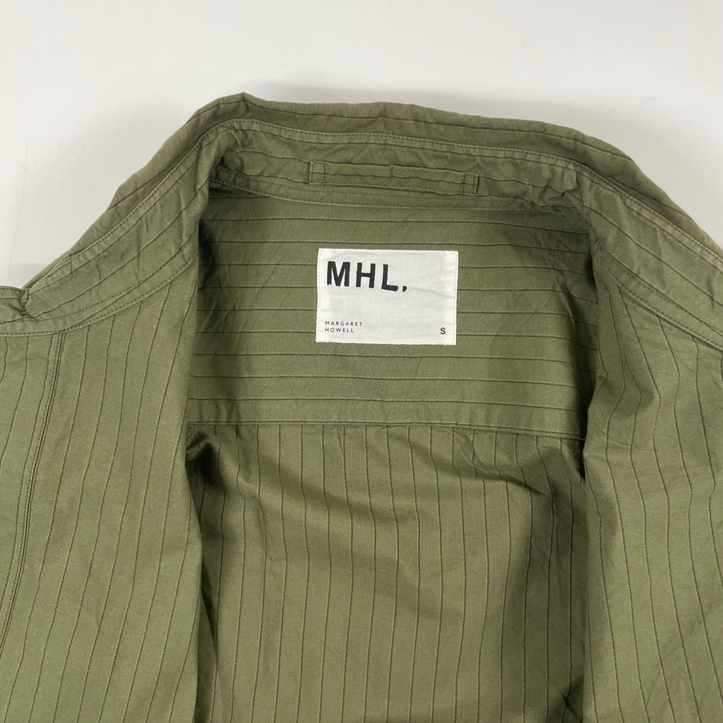 MHL. / コットンストライプシャツ 23年 参考定価：25,000程度 SIZE:S