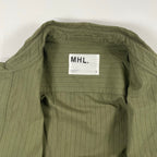 MHL. / コットンストライプシャツ 23年 参考定価：25,000程度 SIZE:S
