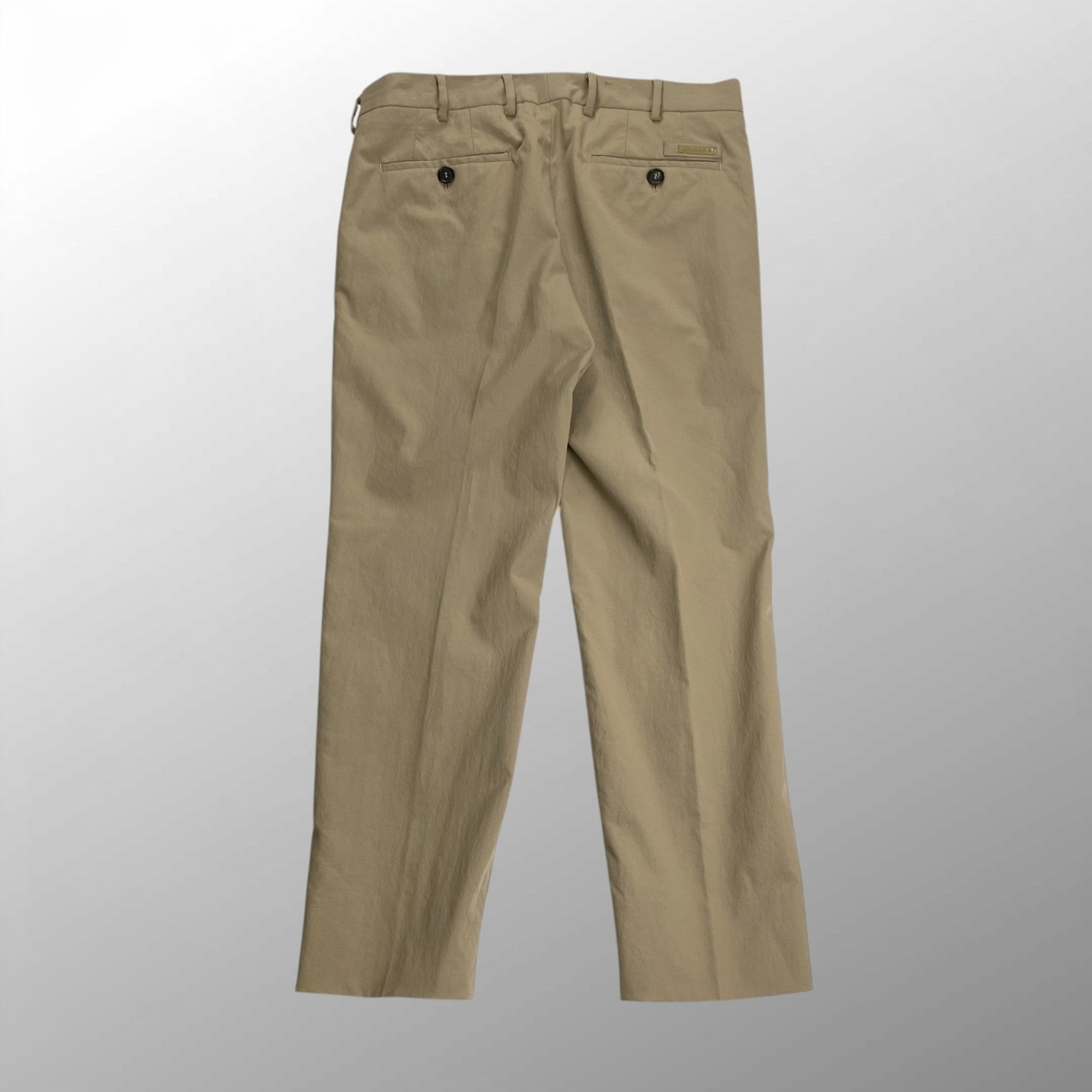 PRADA プラダ / テーパードスラックス ベージュ ポリエステル100％ SIZE:S