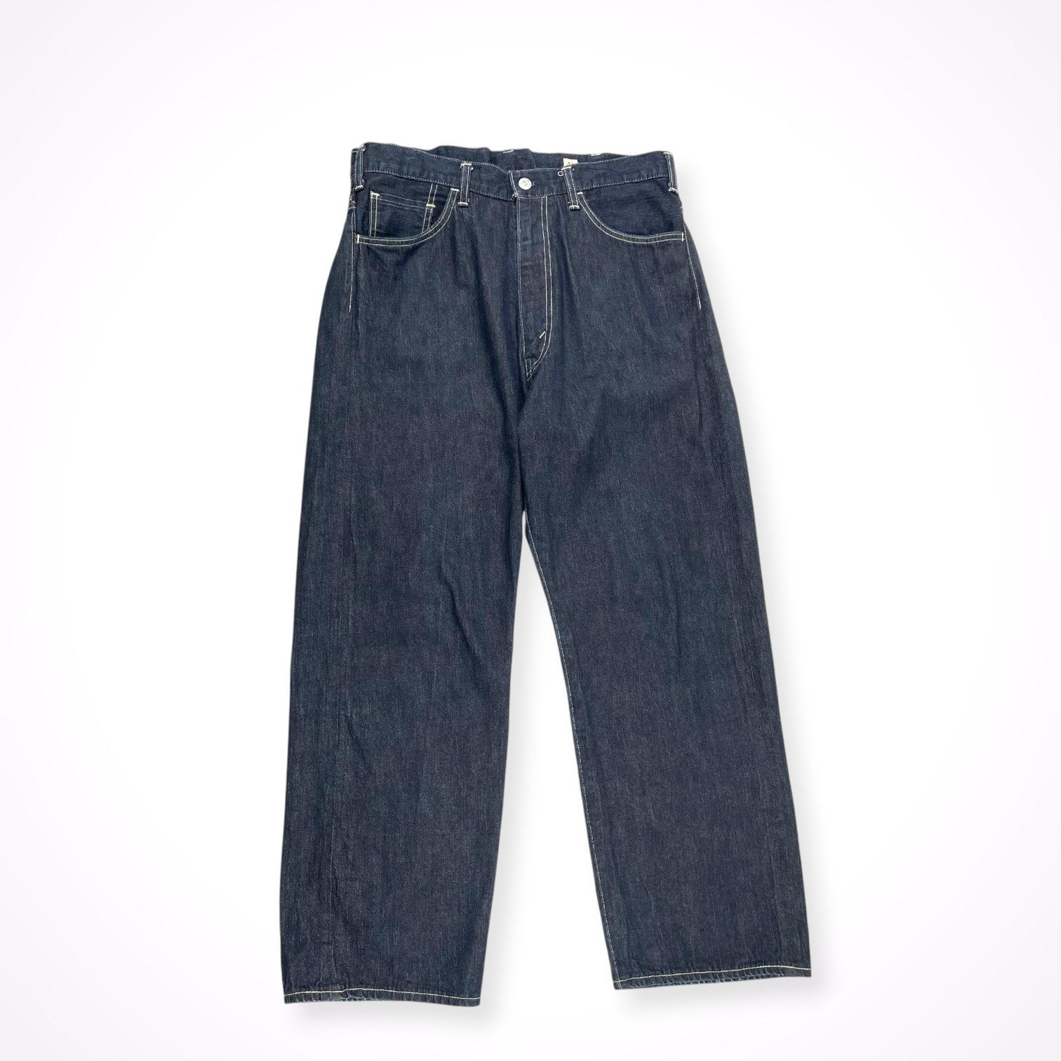 KAPTAIN SUNSHINE / ワイドデニムトラウザー シンチバック 参考定価：26,000+tax SIZE:36