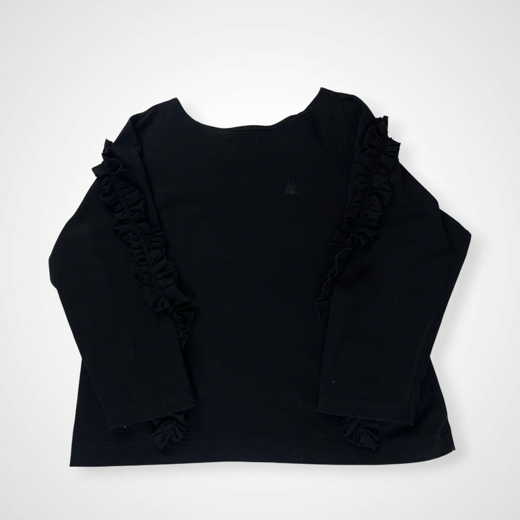Rhodo Lirion ロド リリオン / Swallow Frill Basque Shirt 参考定価：22,000+tax SIZE:0