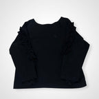 Rhodo Lirion ロド リリオン / Swallow Frill Basque Shirt 参考定価：22,000+tax SIZE:0