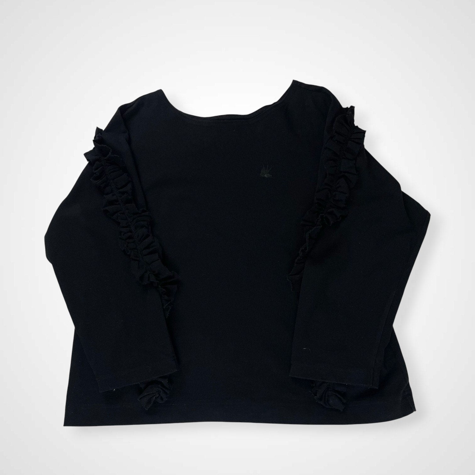 Rhodo Lirion ロド リリオン / Swallow Frill Basque Shirt 参考定価：22,000+tax SIZE:0