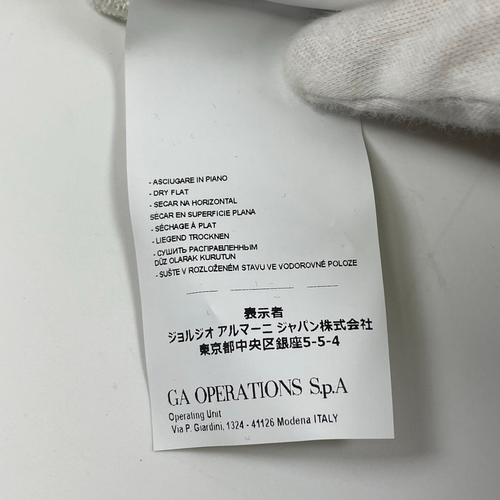 EMPORIO ARMANI エンポリオ アルマーニ / ニットフーディーベスト 参考定価：40,000程度 SIZE:L