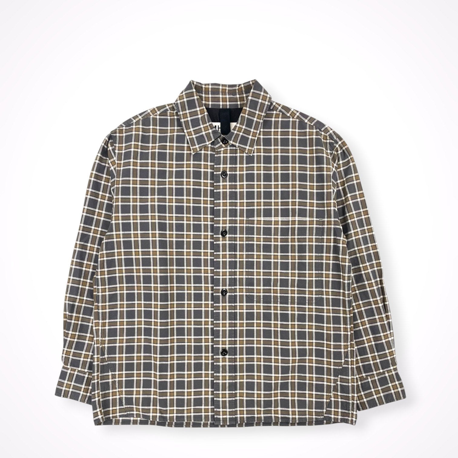 MHL. / ボックスシルエットチェックシャツ 24SS 参考定価：40,000程度 SIZE:M