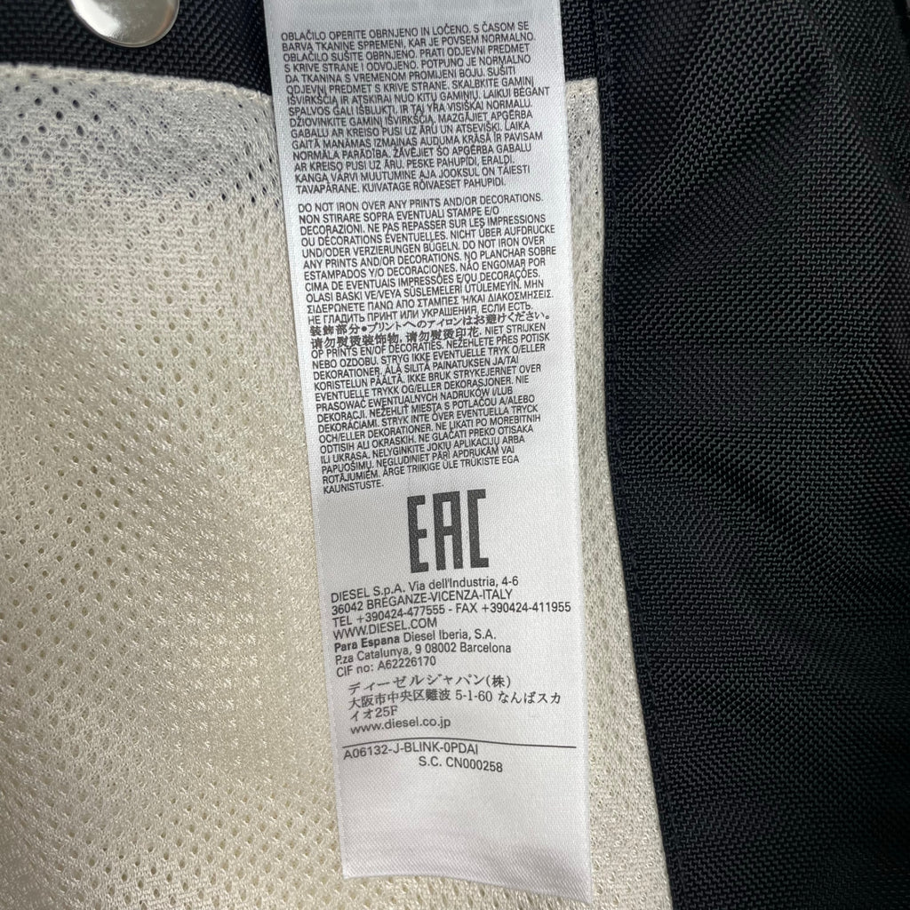 DIESEL ディーゼル / J-BLINK モーターサイクルジャケット ジョングク着用 参考定価：45,000+tax SIZE:M