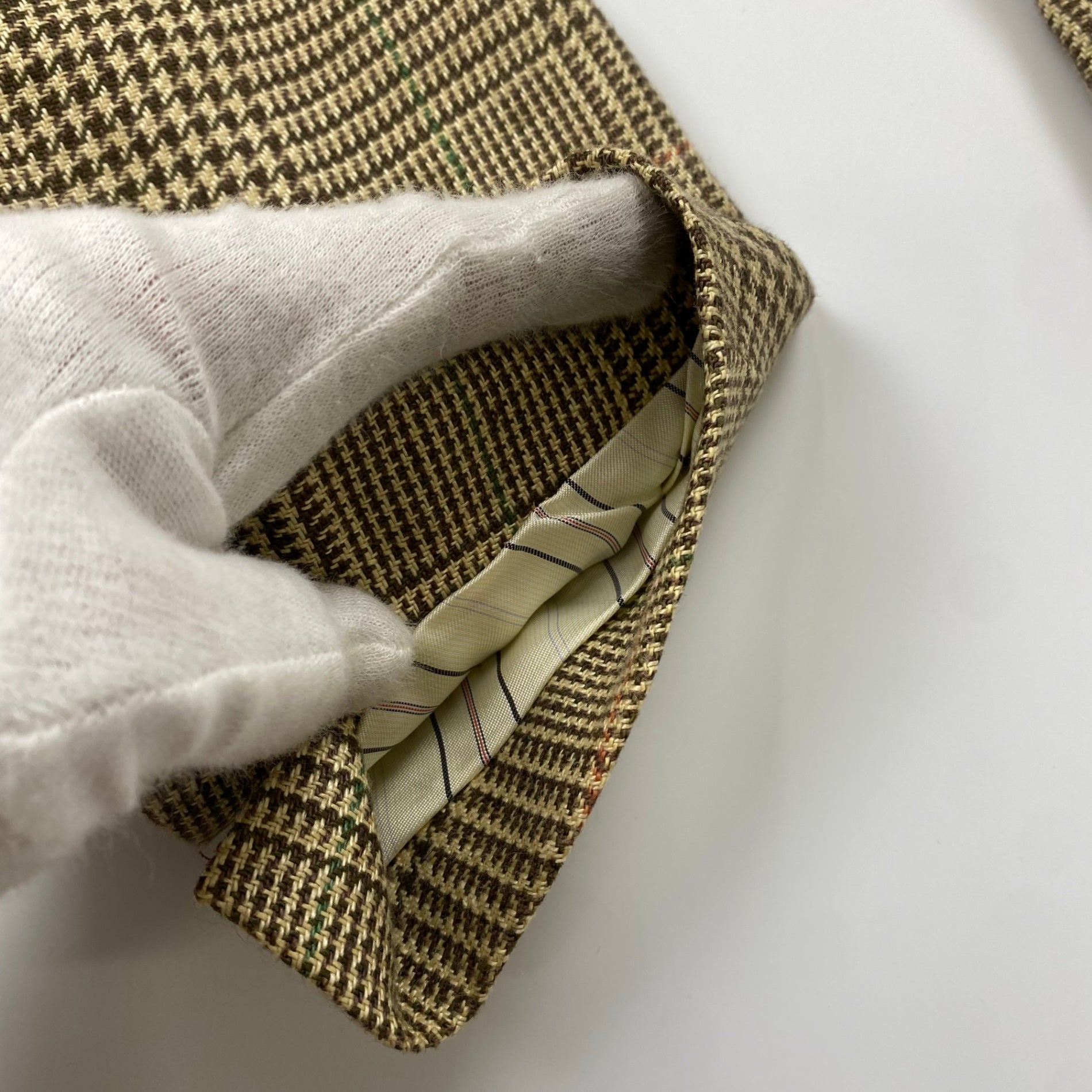 【HARITAGE ICON】 Polo by Ralph Lauren ポロ バイ ラルフローレン / リネン100％ 段返り ツイードジャケット 参考定価：150,000程度 SIZE:36S