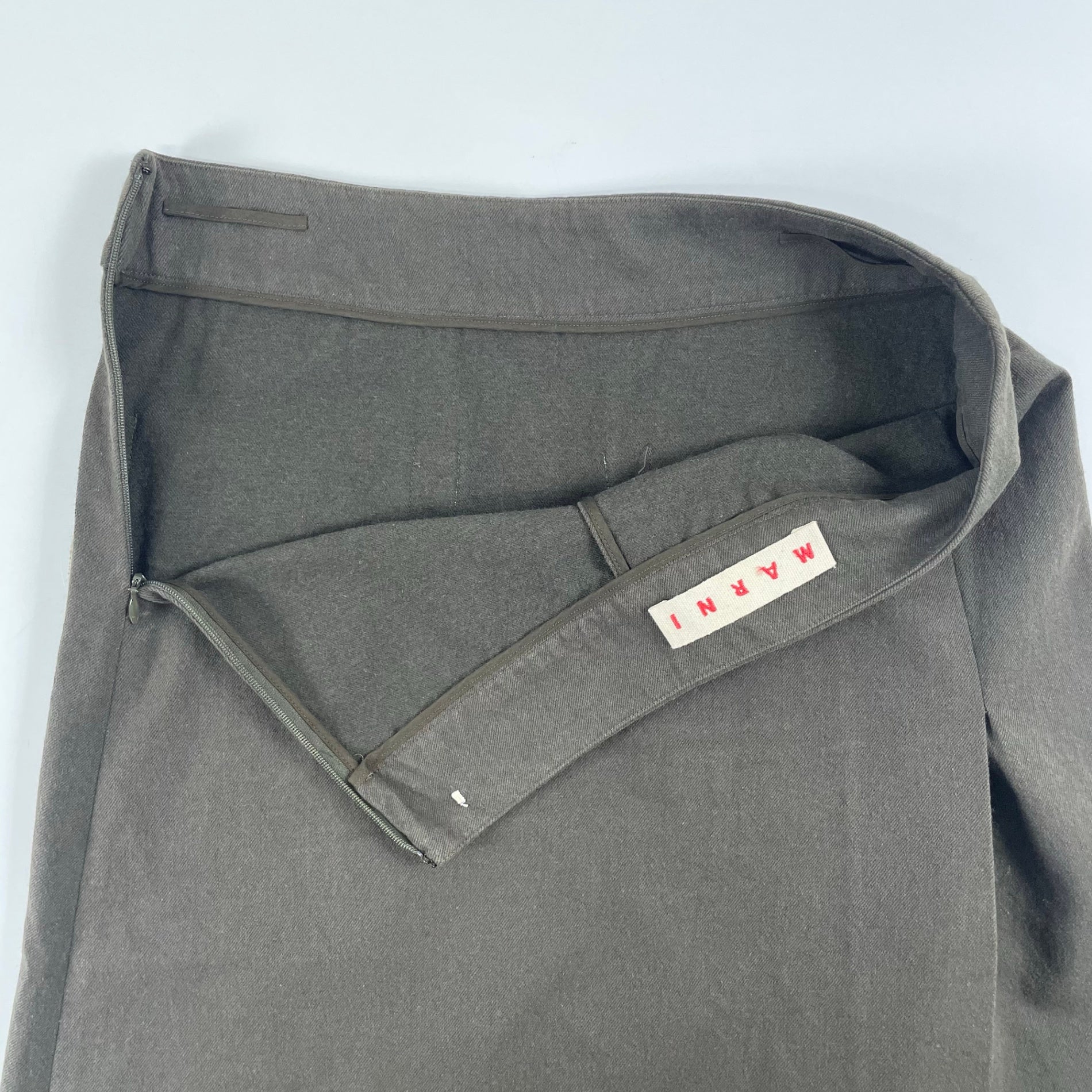 MARNI / レザーパイピング デニムスカート 参考定価：100,000程度 SIZE:38