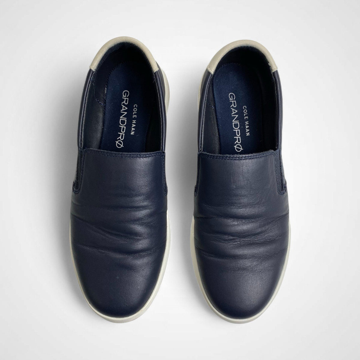 COLE HAAN コールハーン / レザースリッポン GRANDPRO ダークネイビー 参考定価：28,000程度 SIZE:7(24.5cm程度)