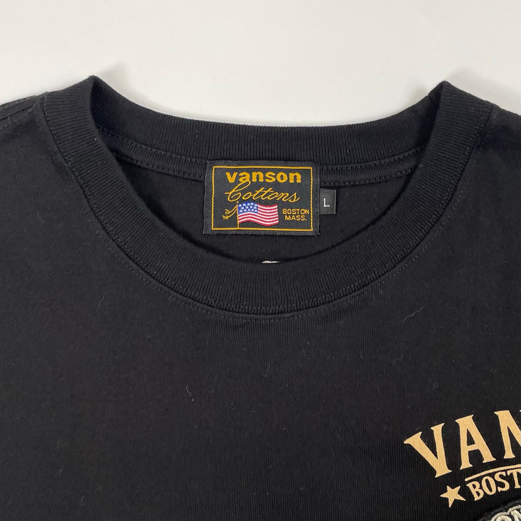 vanson / モーターサイクルTシャツ 参考定価：8,900+tax SIZE:L