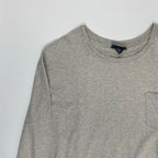 Polo by Ralph Lauren ポロバイラルフローレン / ヴィンテージ ポニー刺繍長袖Tシャツ グレー SIZE:XL