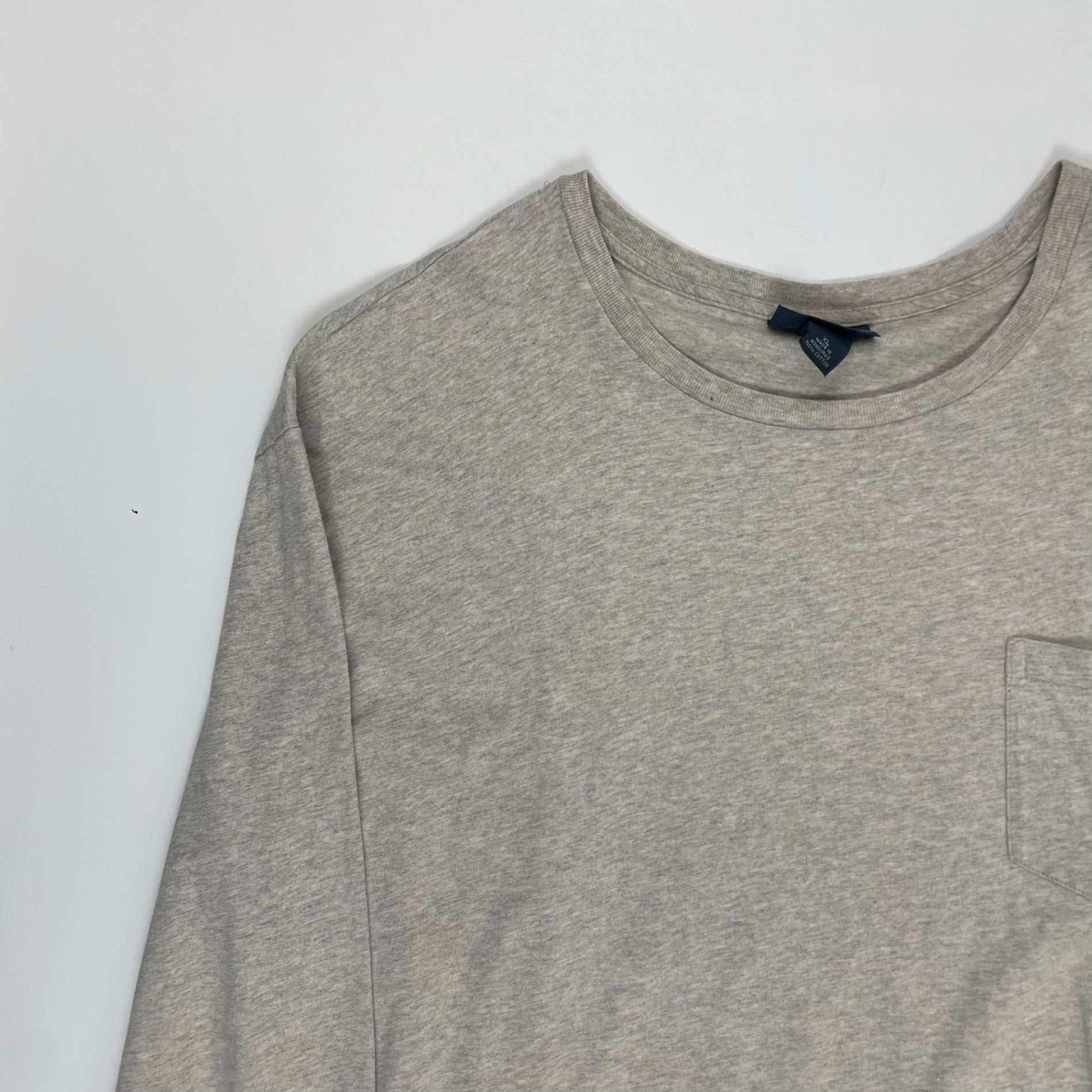 Polo by Ralph Lauren ポロバイラルフローレン / ヴィンテージ ポニー刺繍長袖Tシャツ グレー SIZE:XL
