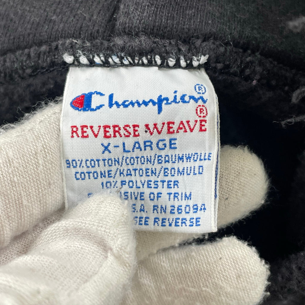 Champion / 90s USA製リバースウィーブフーディ ブラック SIZE:XL