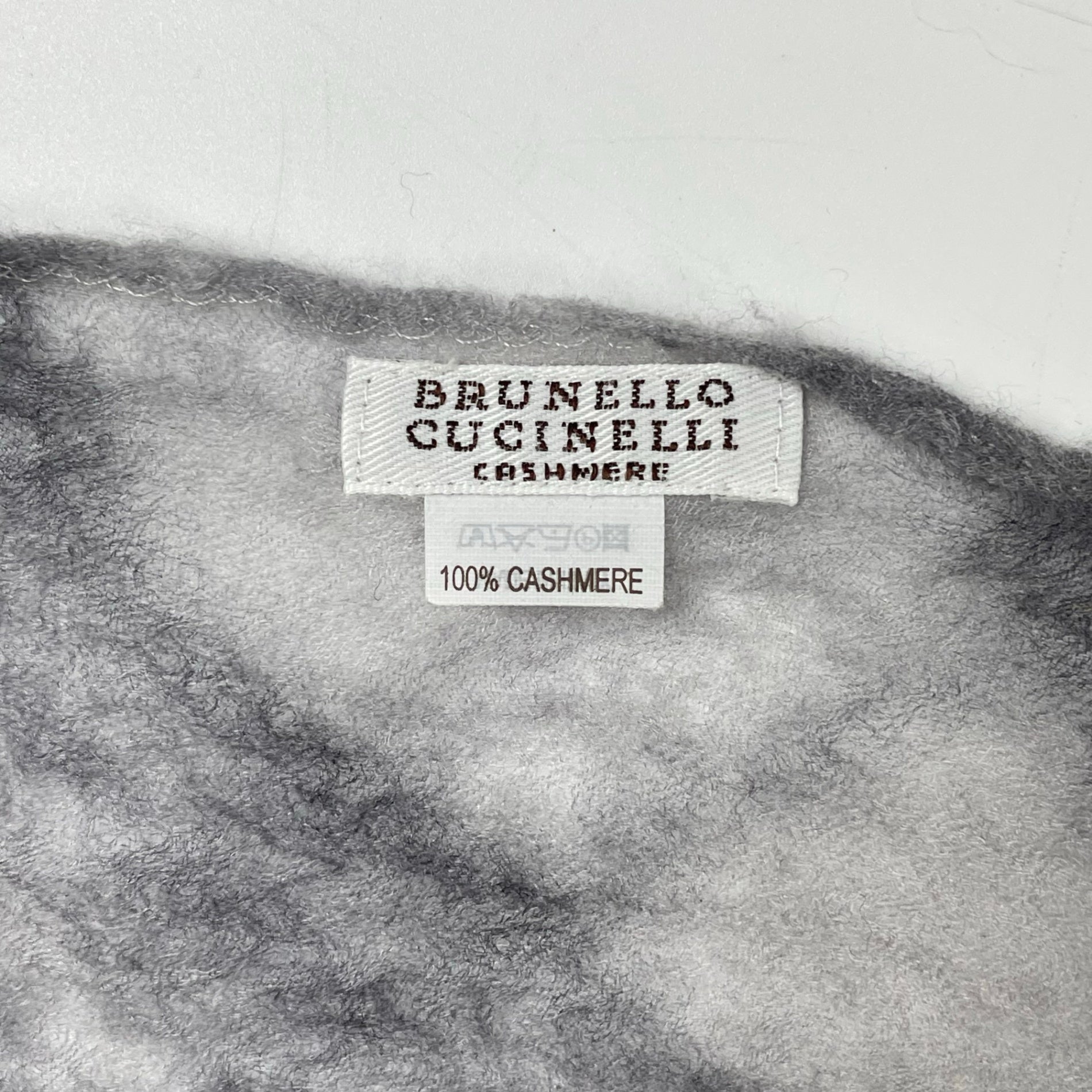 BRUNELLO CUCINELLI / 染柄カシミヤストール 参考定価：180,000程度