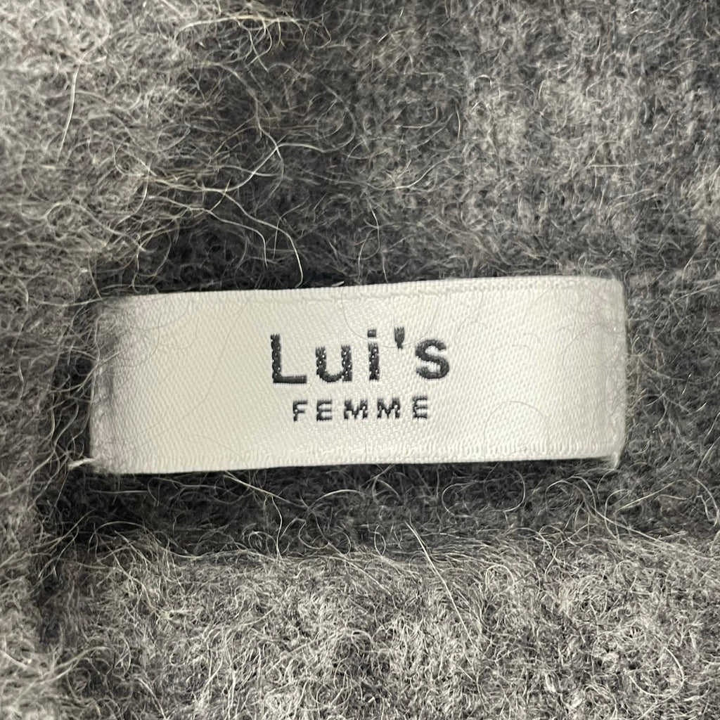 Lui's ルイス / チャイニーズラクーンタートルネック 参考定価：18,000程度 SIZE:FREE