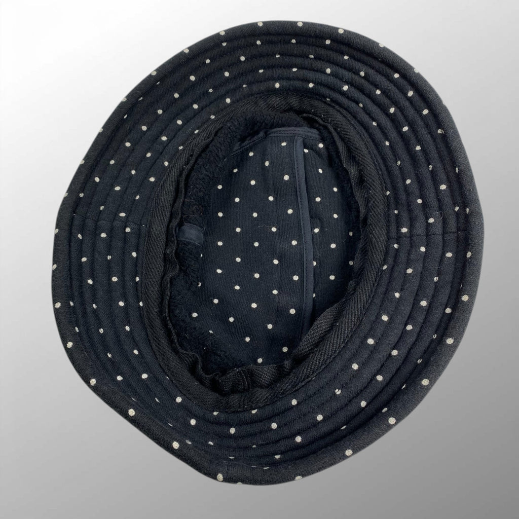 01's GOODENOUGH グッドイナフ / ヴィンテージ ポルカドット スウェットハット 帽子 ドローコード付