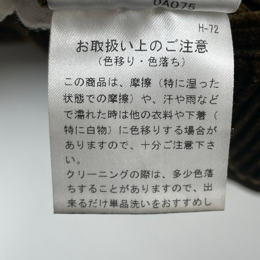 MARGARET HOWELL / HEAVY CORD 8 WALE 参考定価：48,000+tax SIZE:Ｓ