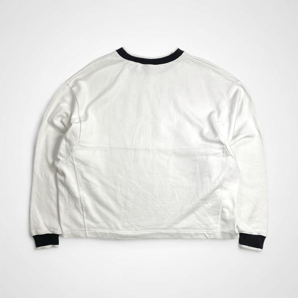 EURO NIKE ユーロ ナイキ / クロップドスウェット 短丈 ロゴ SIZE:L程度