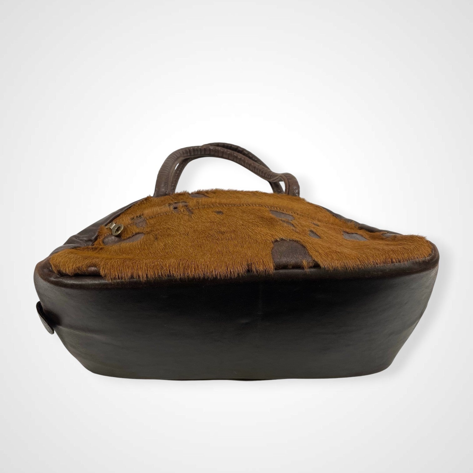 JAS M.B LONDON ジャスエムビー ロンドン / ハラコレザーバッグ ボストン 参考定価：60,000程度