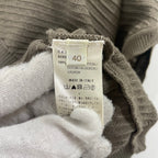 AGNONA / コットンニットベスト 参考定価：100,000程度 SIZE:40