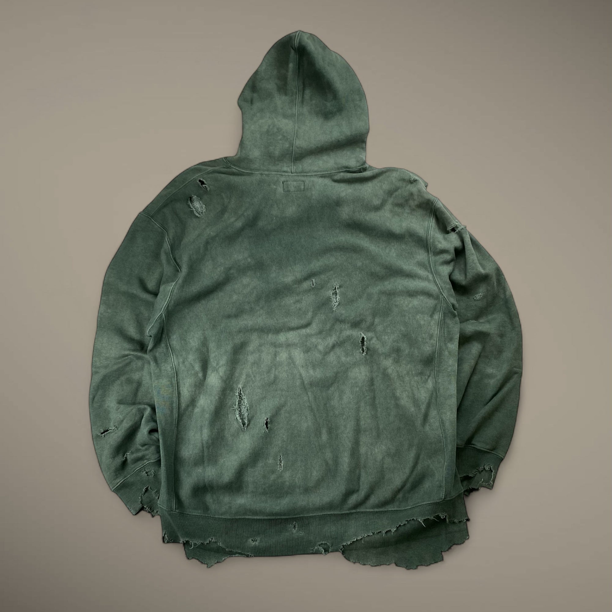 OLD GAP オールドギャップ / デストロイ ダメージ パーカー 鬼フェード SIZE：XL