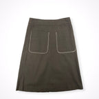 MARNI / レザーパイピング デニムスカート 参考定価：100,000程度 SIZE:38