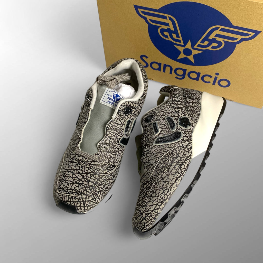 【未使用】 SANGACIO サンガッチョ / ELEPHANT カウレザー スニーカー 100足限定 参考定価：24,500+tax