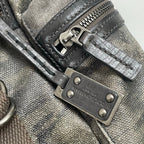 DOLCE＆GABBANA ドルチェ＆ガッバーナ / レザー切替キャンバスバックパック ギャランティーカード付