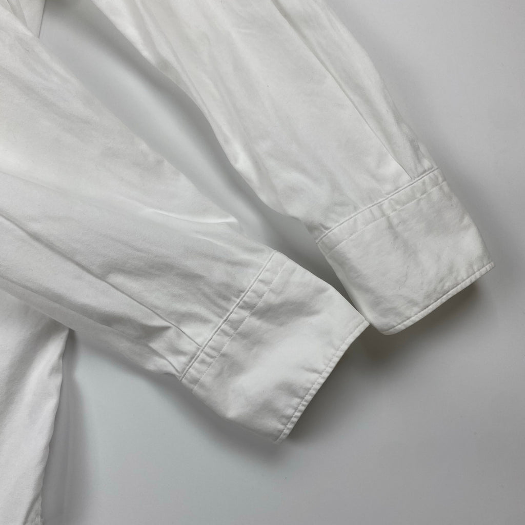 【フランス製】COMME des GARCONS COMME des GARCONS コムコム / Vネックギャザーブラウス SIZE：S