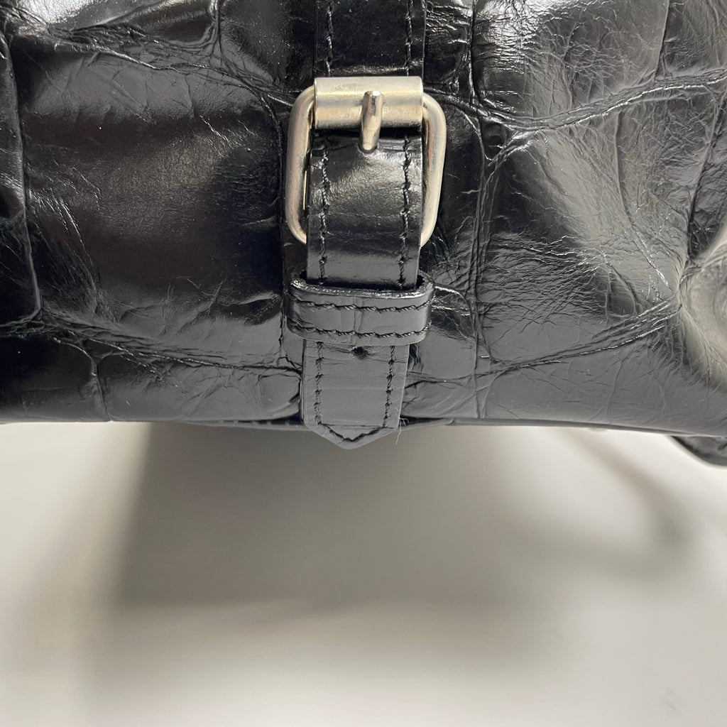 collection PRIVEE? コレクションプリヴェ / レザーボストンバッグ ブラック H.P FRANCE取扱い 参考定価：150,000程度