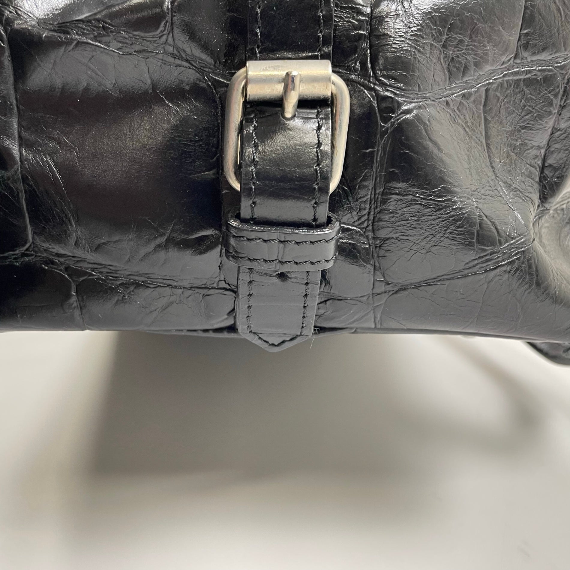 collection PRIVEE? コレクションプリヴェ / レザーボストンバッグ ブラック H.P FRANCE取扱い 参考定価：150,000程度